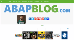 Desktop Screenshot of abapblog.com